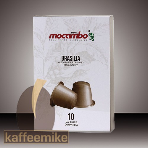 Mocambo Brasilia Nespresso kompatibel 10 Kapseln je 5g