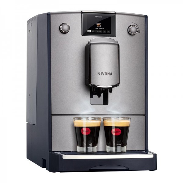 Nivona CafeRomatica NICR 695 Kaffeevollautomat Titan Chrom