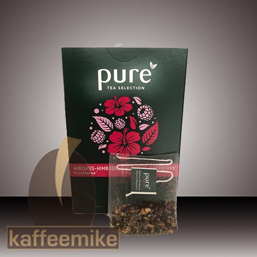 Pure Tee Fruechtetee mit Himbeere und Hibiscus 25x3g