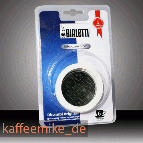 Bialetti Edelstahl Dichtung Dichtungsring Set 6 Tassen