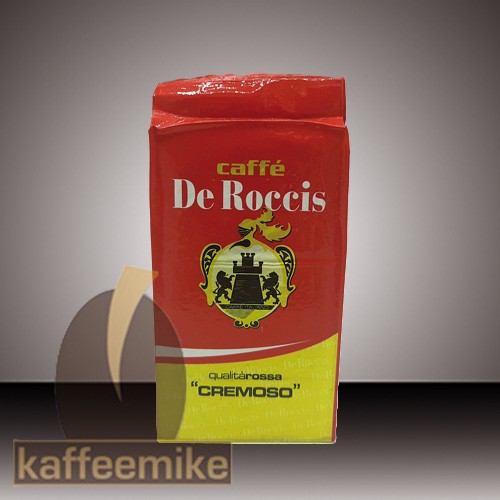 De Roccis Kaffee Espresso - Qualita Rossa, 250g gemahlen