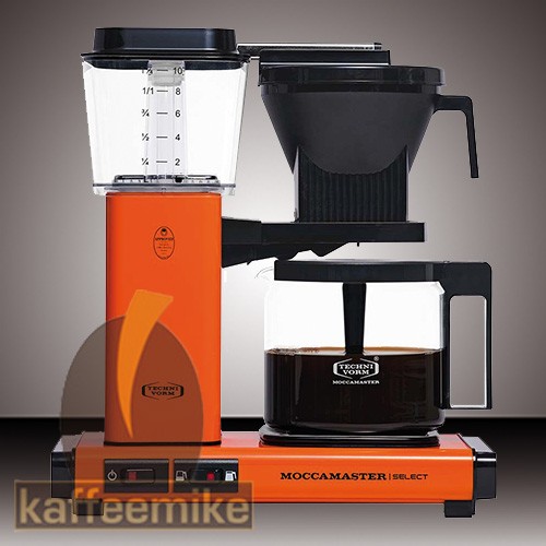 Moccamaster KBG 741 Select Orange Filterkaffeemaschine mit Glaskanne