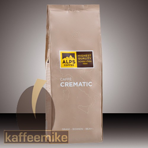 Alps Coffee Caffe Crematic Espresso Kaffee - 1000g Bohnen