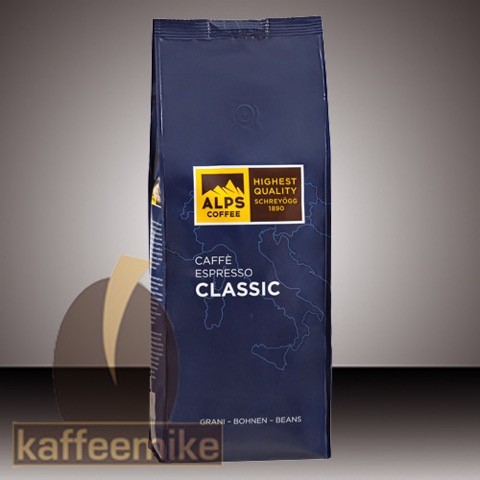Alps Coffee Classic Espresso Kaffee - 1000g Bohnen